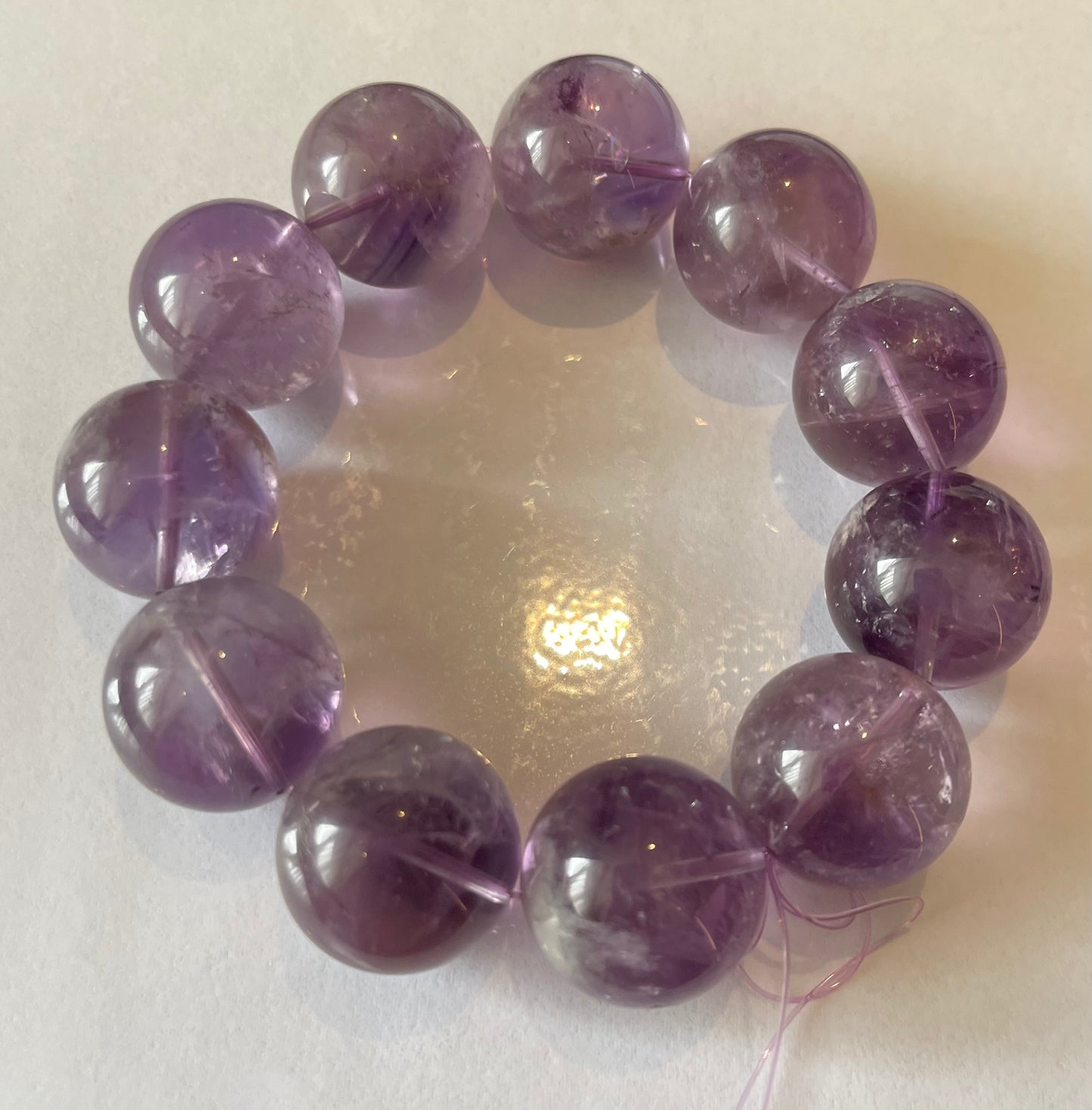 No.02 Limited Edition
Dawn Mist Rabbit Hair Amethyst Bracelet