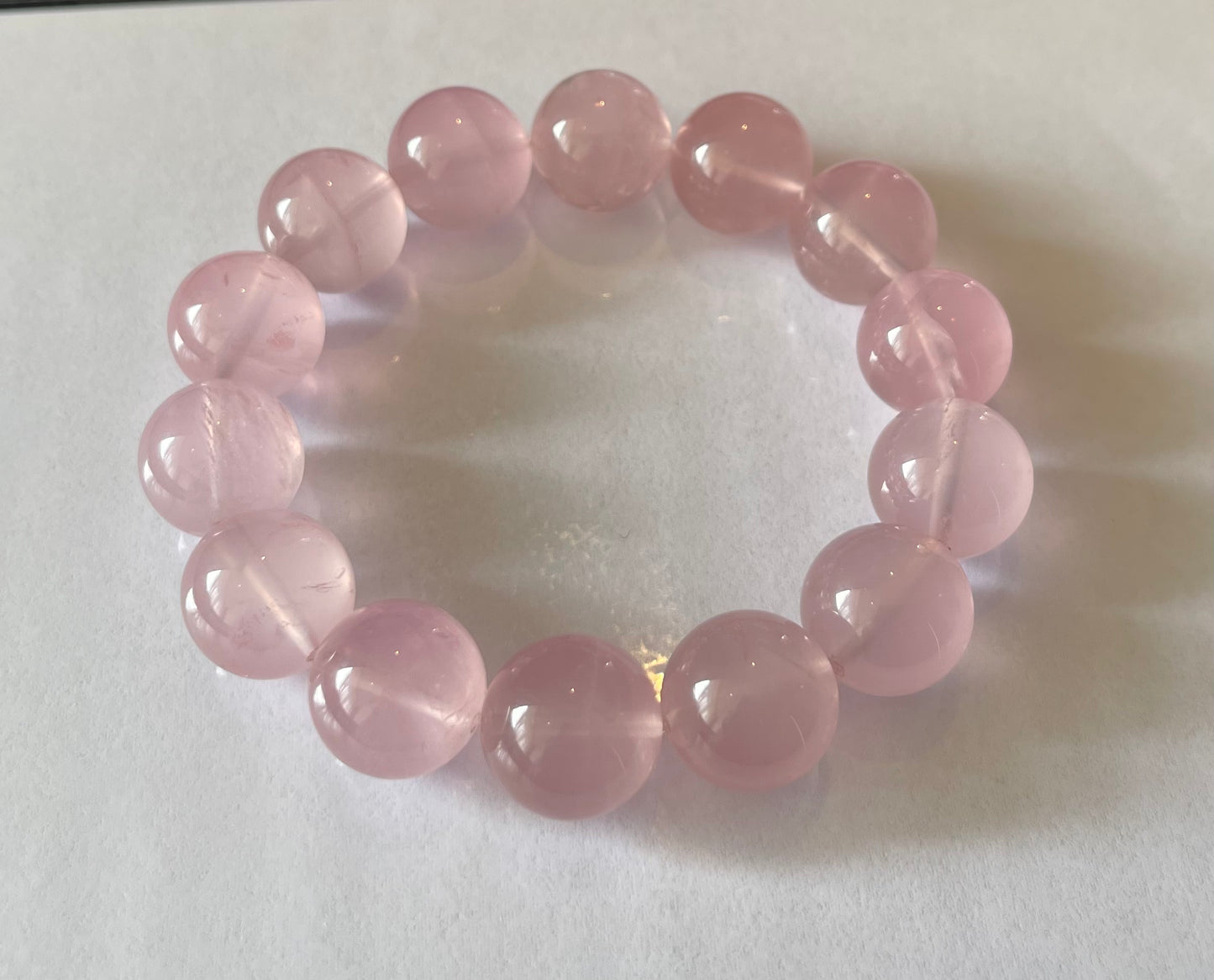 No.12 Limited Edition Jelly Rose Quartz Bracelet