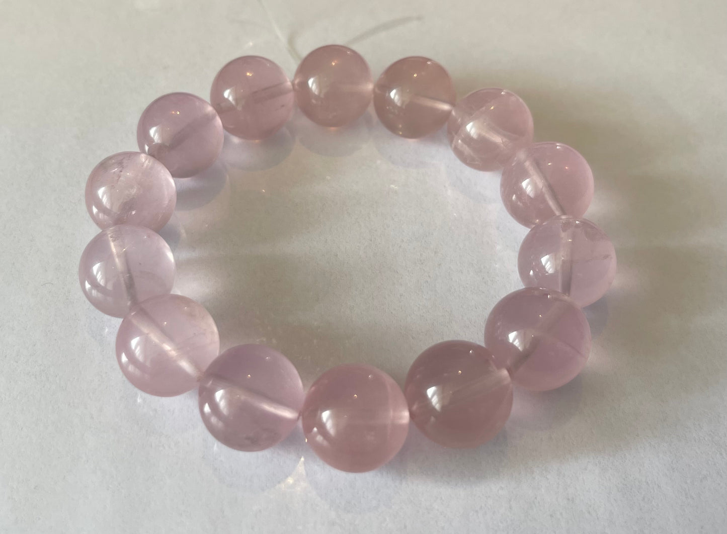 No.28 × 5 Limited Edition Blush Veil Rose Quartz Bracelet