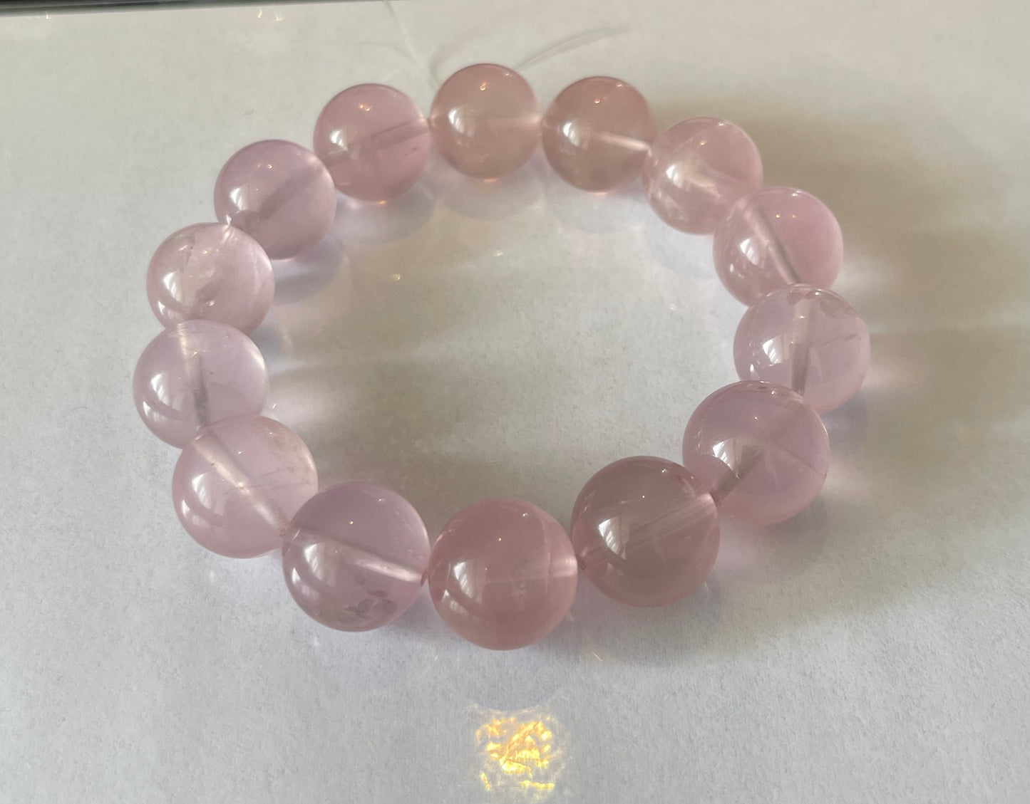 No.28 × 5 Limited Edition Blush Veil Rose Quartz Bracelet