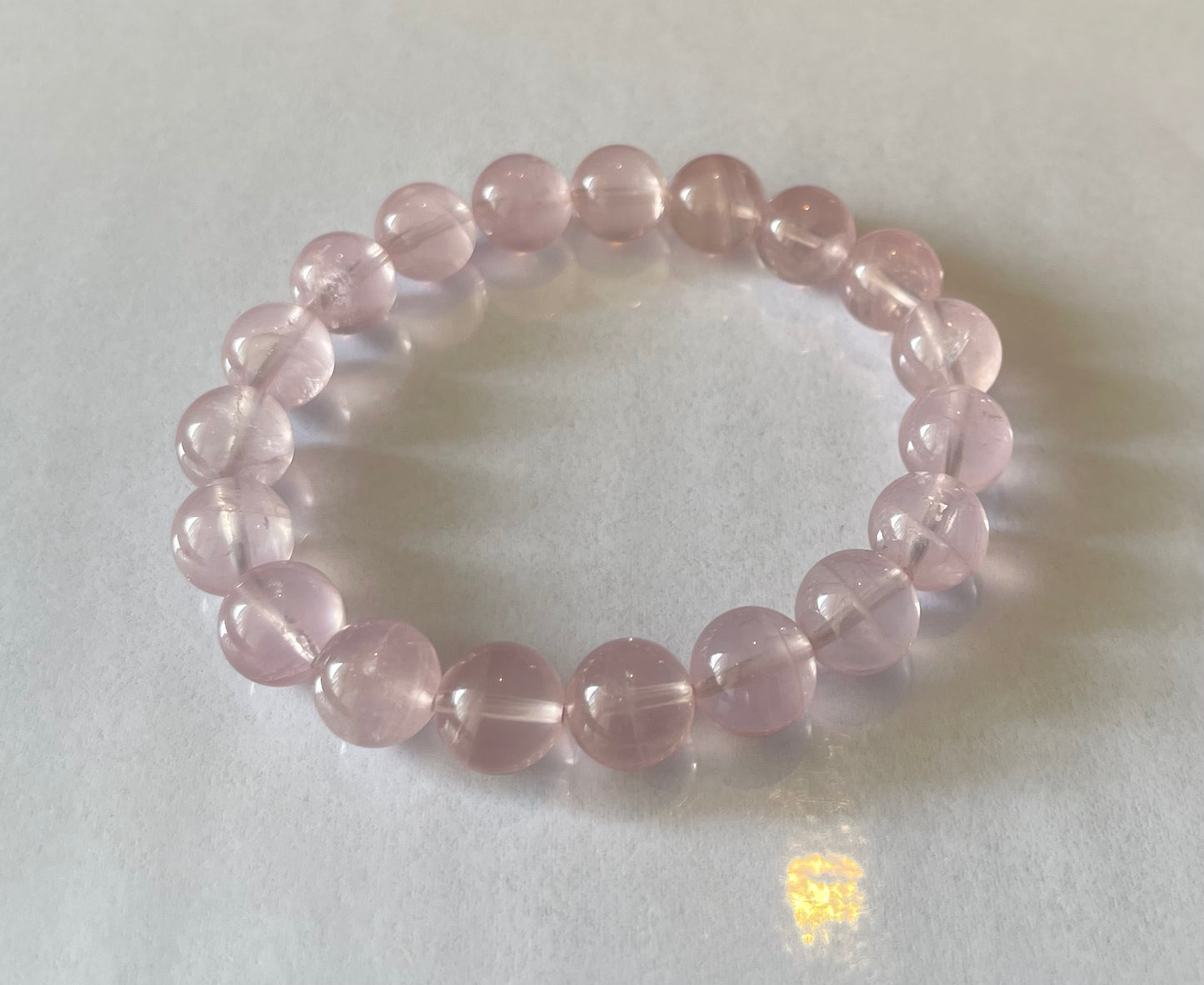 No.34 Limited Edition” Starlight Rose Quartz Bracelet x2