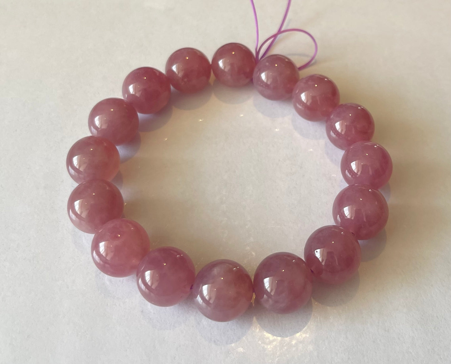 No.47 Limited Edition “Lavender Rose Quartz” Bracelet