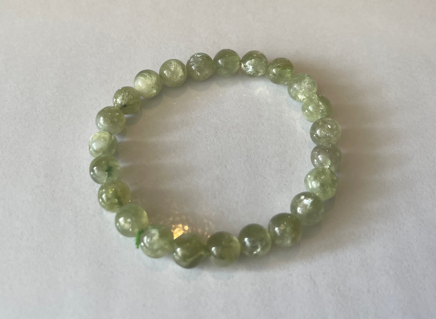 8mm No.07 Limited Edition Prehnite Bracelet