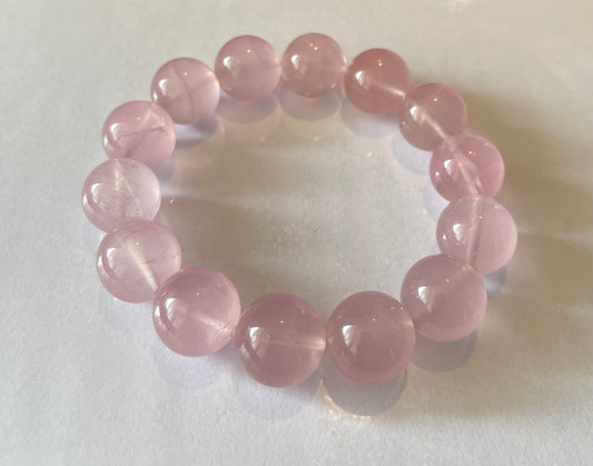 No.12 Limited Edition Jelly Rose Quartz Bracelet