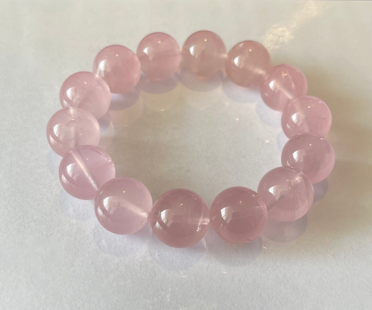 No.13 Limited Edition Jelly Rose Quartz Bracelet (x3 available)