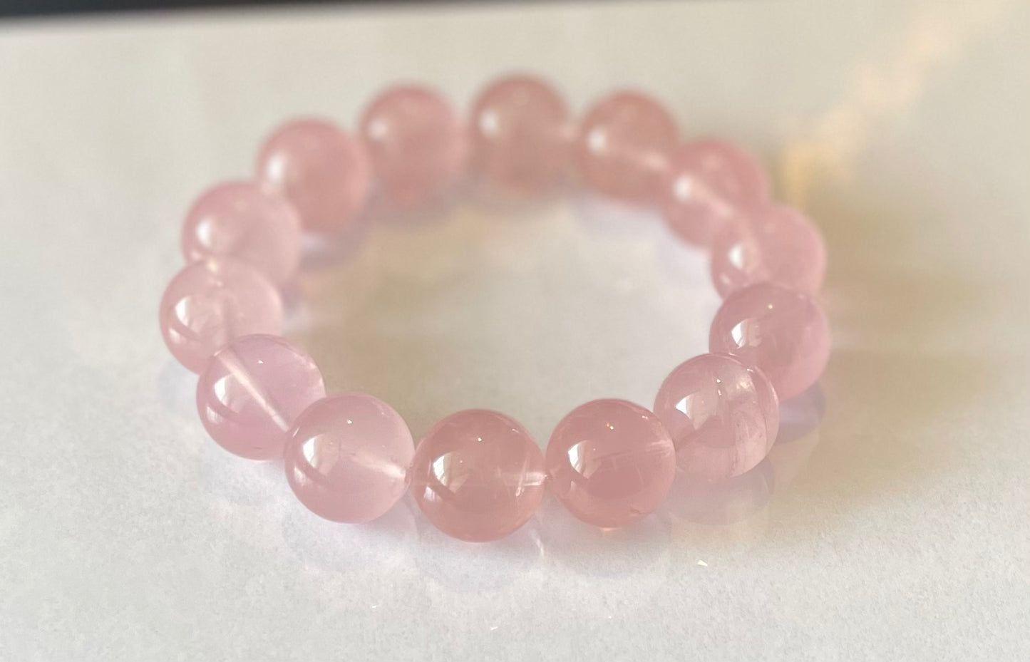 No.13 Limited Edition Jelly Rose Quartz Bracelet (x3 available)