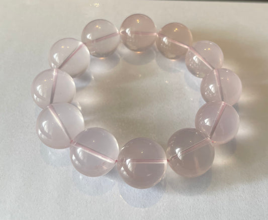 No.27 Limited Edition Dreamy Mist Rose Quartz Bracelet