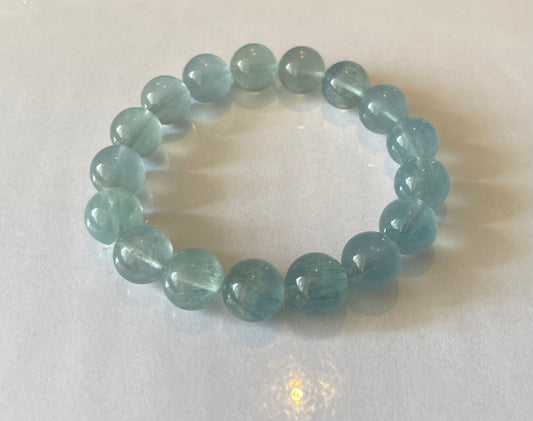 No.35 Limited Edition” Brushed Fluorite Bracelet