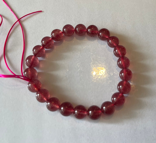 No.41 “Strawberry Glow” Quartz Bracelet