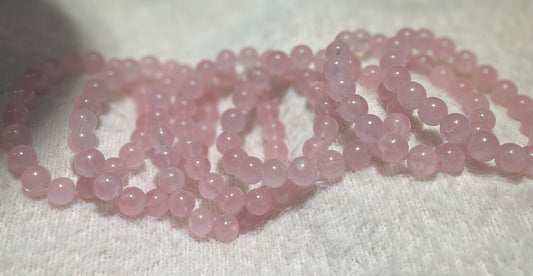 Premium 10.5mm Milky Rose Quartz – Jelly Pink Starter Dream