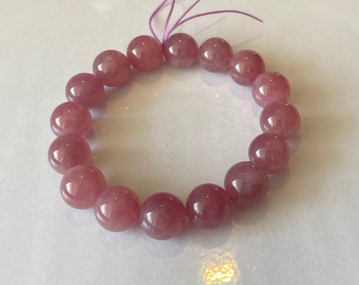 No.47 Limited Edition “Lavender Rose Quartz” Bracelet