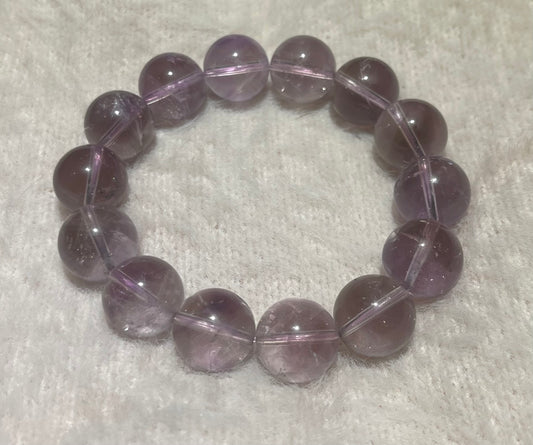 Premium 15.5mm Bolivian Deep Amethyst – Royal Smoky Violet