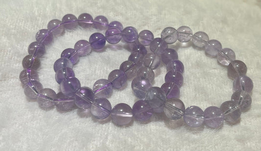 Premium 10.3mm Bolivian Amethyst – Sweet Milky Purple Whisper