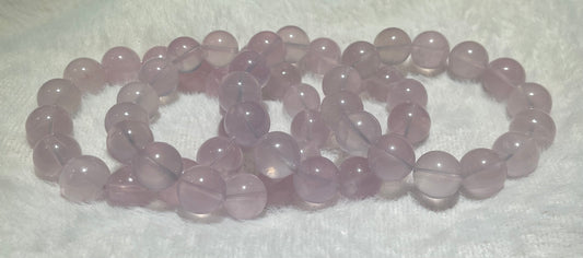 Ultra Rare 17mm Premium Milky Rose Quartz – Jelly Pink Sweetheart Glow