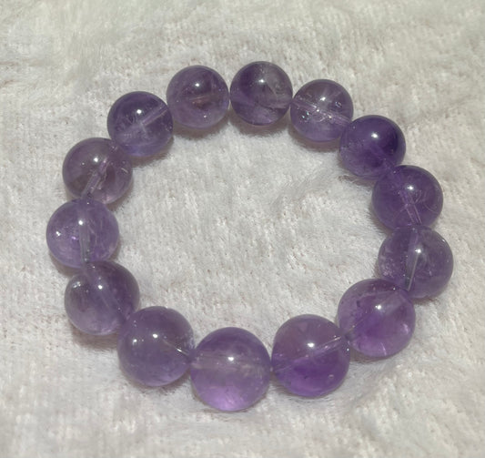 Rare 15.5mm Bolivian Smoky Lavender Amethyst – Ethereal Mist Purple