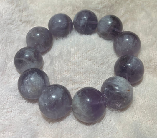 22mm No.01 Royal Violet Rabbit Hair Quartz Bracelet (Self-kept Level) The Collector’s Trio